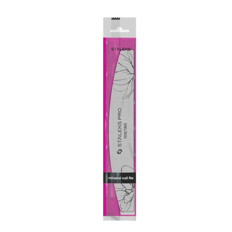 Σφραγισμένη συσκευασία λίμας νυχιών Staleks Pro Expert NFE-40 μισοφέγγαρο