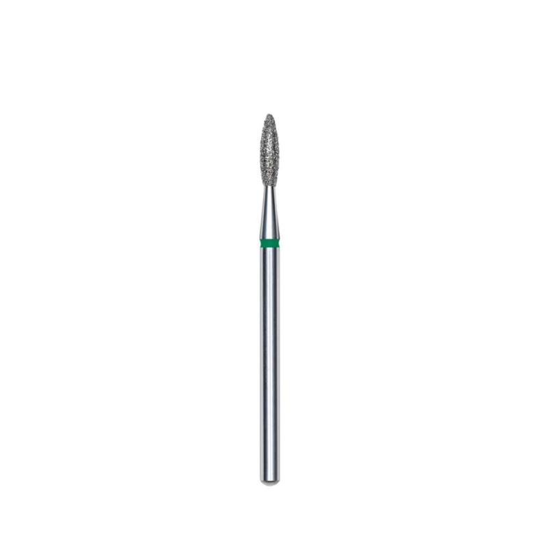 Φρέζα διαμαντιού STALEKS PRO FA10G021/8 σχήμα Flame με πράσινο δακτύλιο 2.1mm