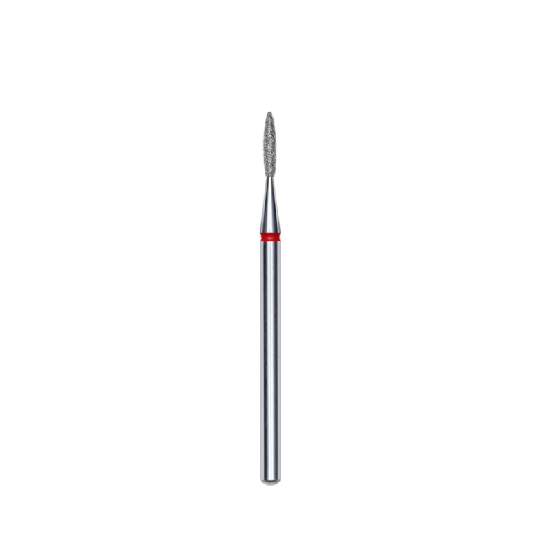 Φρέζα διαμαντιού STALEKS PRO FA10R016/8 σχήμα Flame με κόκκινο δακτύλιο 1.6mm