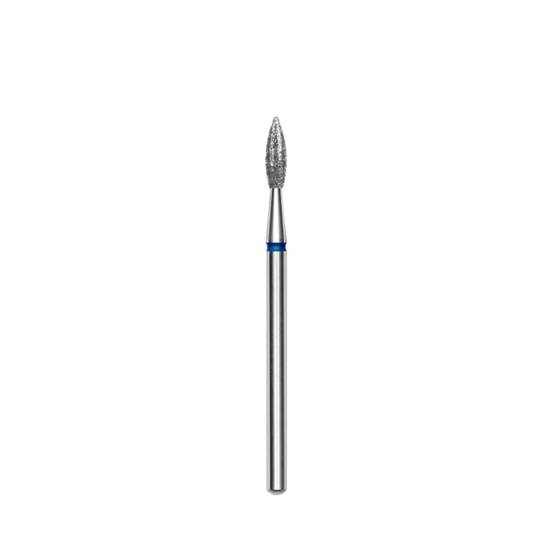 Φρέζα διαμαντιού STALEKS PRO FA11B023/8 σχήμα Pointed Flame με μπλε δακτύλιο 2.3mm