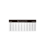 Συσκευασία καρτέλα φρεζών διαμαντιού STALEKS PRO FA11R016/8 Expert Pointed Flame Red