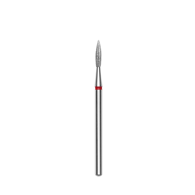 Φρέζα διαμαντιού STALEKS PRO FA11R023/8 σχήμα Pointed Flame με κόκκινο δακτύλιο 2.3mm