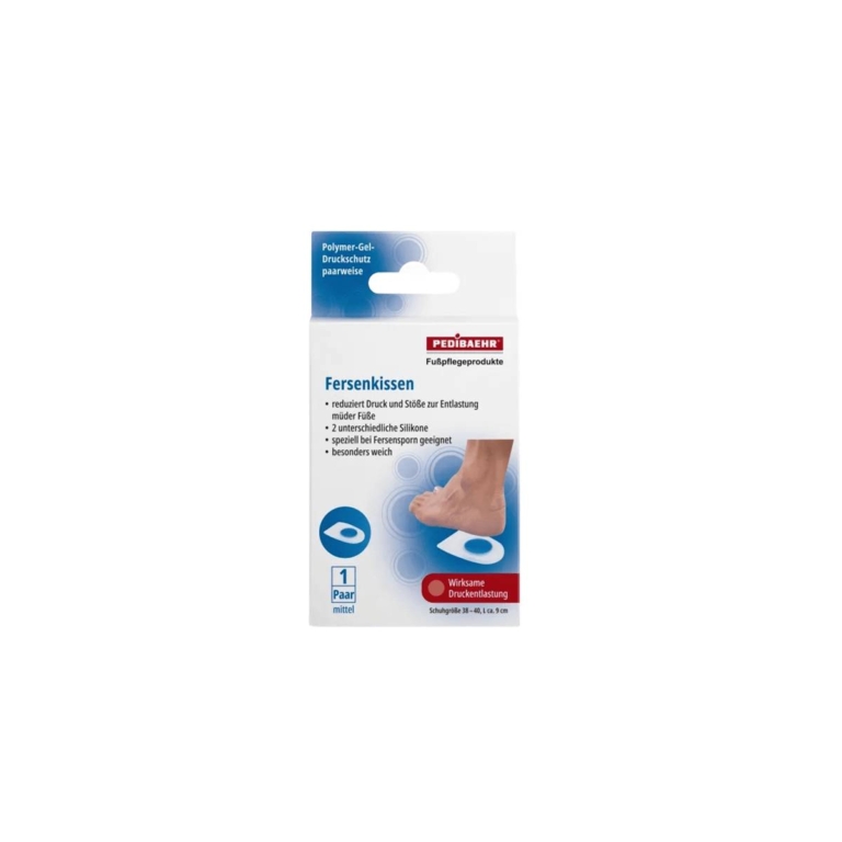 Συσκευασία PEDIBAEHR Gel-Fersenkissen Medium 38-40