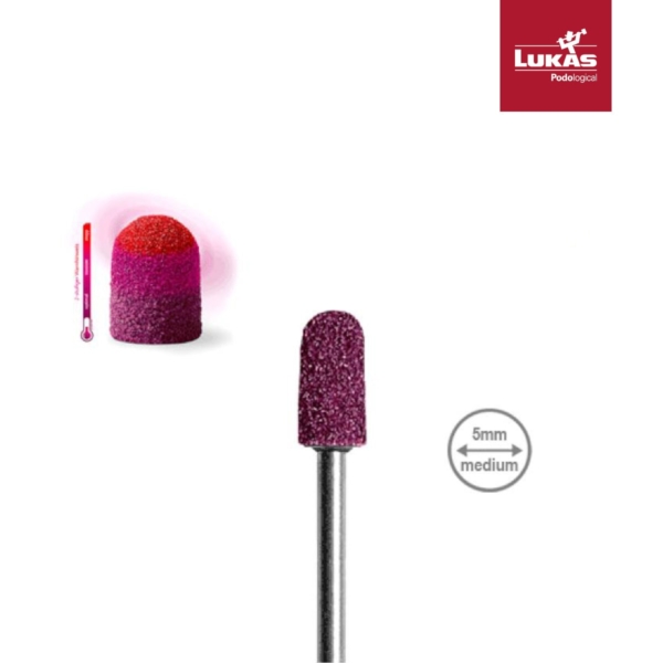 LUKAS SK THERMO Καπελάκια Ποδολογίας 5mm 150 Grit Medium Στρογγυλά