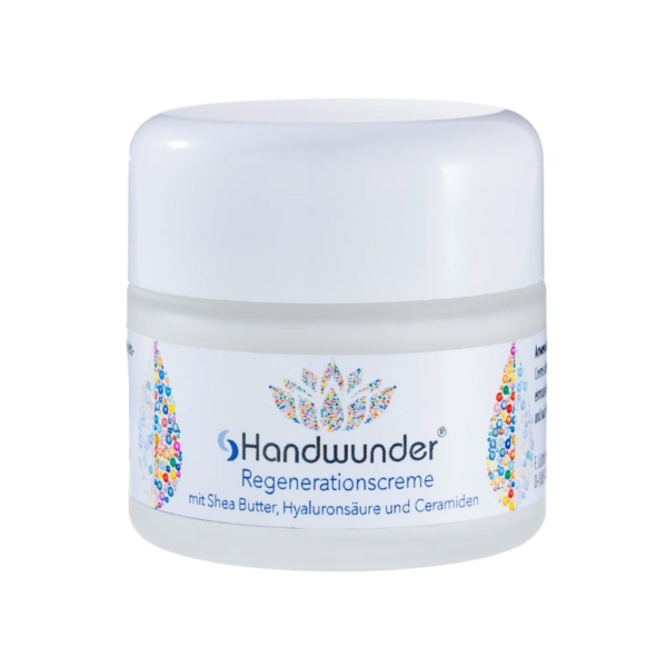 Handwunder Regenerationscreme 50ml πλούσια κρέμα ανάπλασης χεριών με βούτυρο καριτέ.