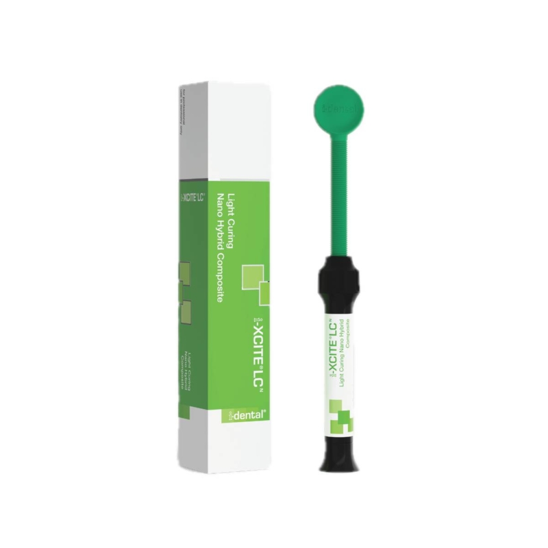 Συσκευασία και σύριγγα ρητίνης ονυχοπλαστικής i-Dental i-XCITE LC N 4g