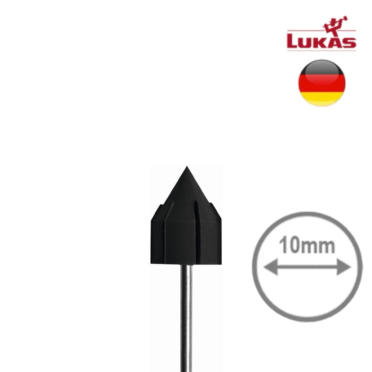 lukas-gt-podo-cap-holder-10mm-pointed-stainless-steel-A251001032 LUKAS GT PODO Στέλεχος για Καπελάκια 10mm Μυτερό