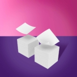 Λεπτομέρεια πυκνότητας μαντηλιών Staleks Pro 75 gsm