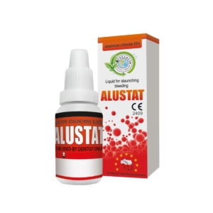 Cerkamed ALUSTAT Liquid αιμοστατικό διάλυμα με χλωριούχο αργίλιο 25% σε φιαλίδιο με σταγονόμετρο και κουτί