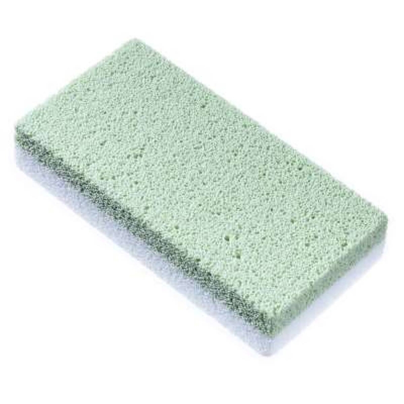 Laufwunder Hartschwamm Πράσινη-Λευκή ελαφρόπετρα διπλής όψης για την αφαίρεση σκληρύνσεων στα πόδια.