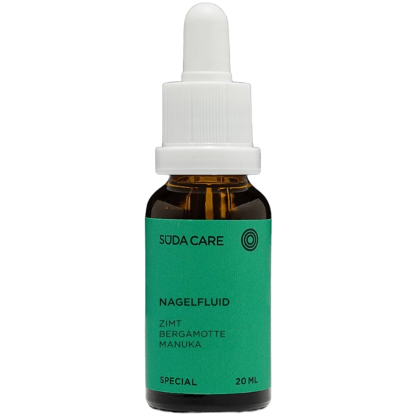 Γυάλινο φιαλίδιο με σταγονόμετρο SÜDA CARE SPECIAL Nail Fluid 20ml για προστασία νυχιών.