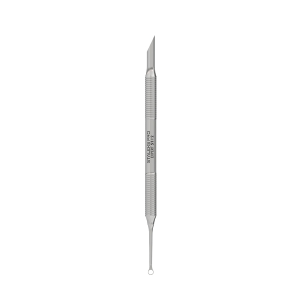 Επαγγελματικό pusher μανικιούρ Staleks Pro Expert 51 Type 2 με λοξό άκρο και δακτύλιο για το επωνύχιο.