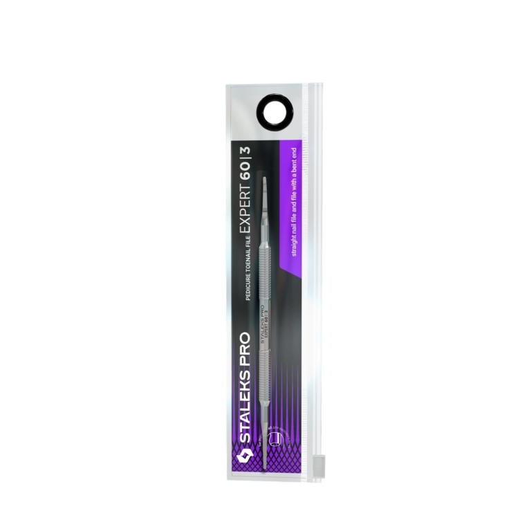 Η επίσημη συσκευασία της Staleks Pro Expert 60 Type 3 Pedicure Toenail File.