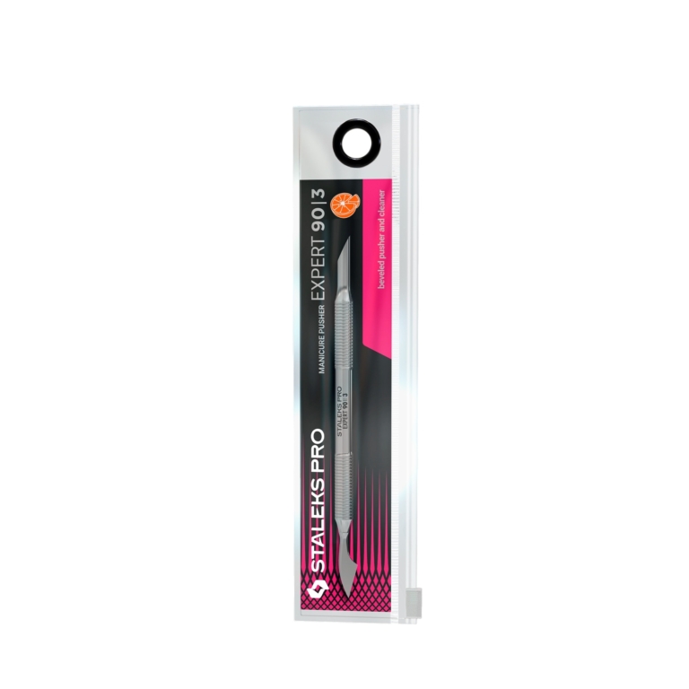 Η επίσημη συσκευασία του Staleks Pro Expert 90 Type 3 Manicure Pusher.