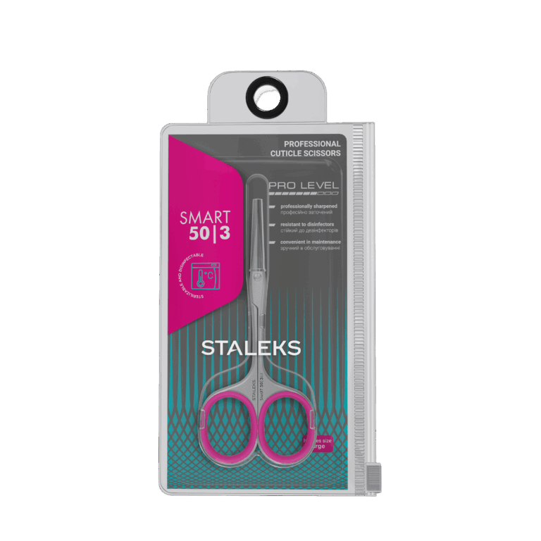 STALEKS PRO SMART SS-50/3 επαγγελματικό ψαλιδάκι επωνυχίων σε συσκευασία