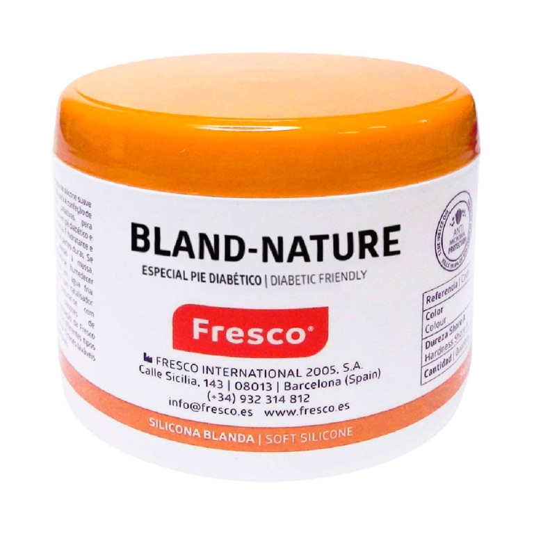 Fresco Bland-Nature μαλακή σιλικόνη ποδολογίας 500g σε πλαστικό βάζο για ορθώσεις ποδιού