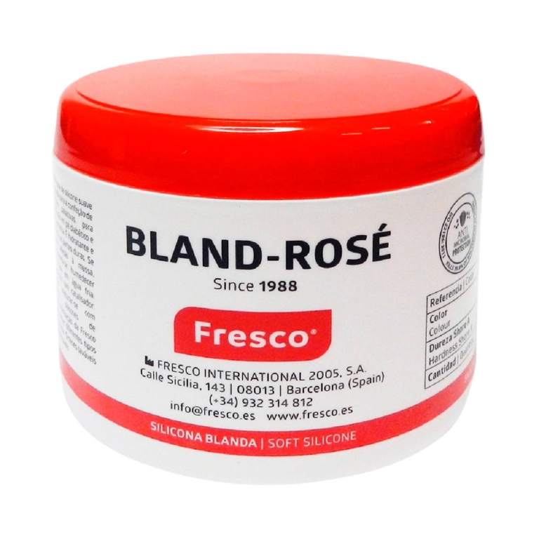 Fresco Bland-Rosé μαλακή σιλικόνη ποδολογίας 200g σε πλαστικό βάζο για κατασκευή ορθώσεων ποδιού
