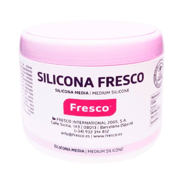 Fresco Silicona Fresco σιλικόνη ποδολογίας μέτριας σκληρότητας Shore A 14–16 500g σε πλαστικό βάζο