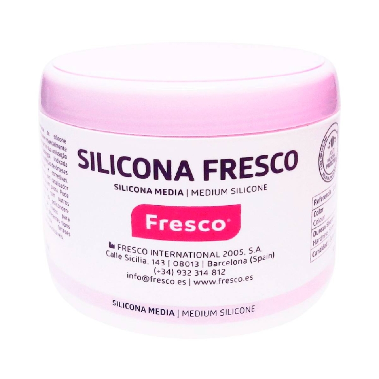 Fresco Silicona Fresco σιλικόνη ποδολογίας μέτριας σκληρότητας Shore A 14–16 500g σε πλαστικό βάζο