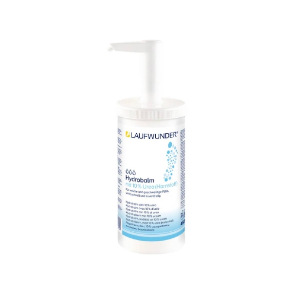 Laufwunder Hydrobalm υδροβάλσαμο ποδιών με 10% ουρία 450ml σε δοχείο καμπίνας με αντλία