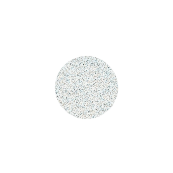 Λευκό αυτοκόλλητο pad STALEKS PRO PODODISC S 15mm 80 Grit με λειαντική επιφάνεια