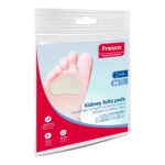 Συσκευασία Fresco Kidney Felts Pads με 36 αυτοκόλλητα ανατομικά επιθέματα ποδολογίας τσόχας μέγεθος L