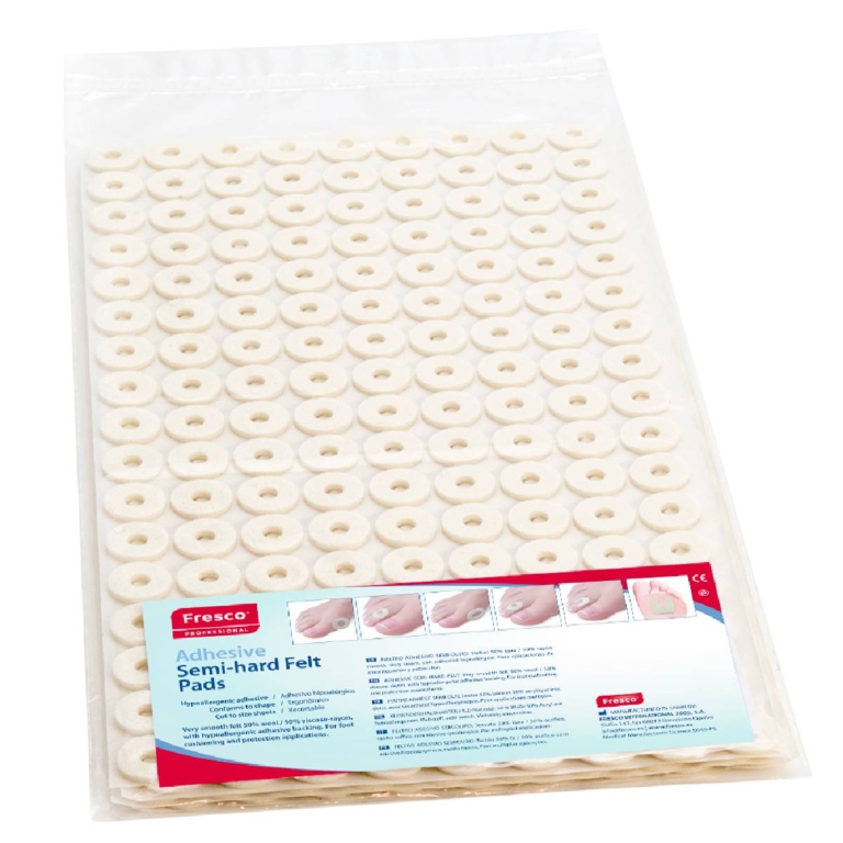Συσκευασία Fresco Oval Felt Pad 2mm με 540 οβάλ αυτοκόλλητα επιθέματα τσόχας
