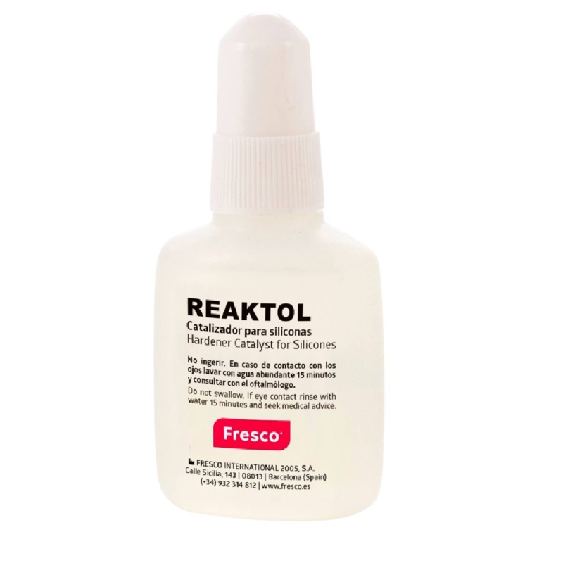 Fresco Reaktol υγρός καταλύτης για σιλικόνες ποδολογίας 20ml σε πλαστικό μπουκάλι με σταγονόμετρο
