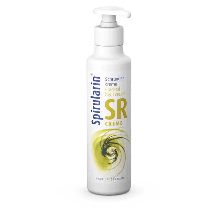 Ocean Pharma Spirularin SR Cracked Heel Cream 250ml με αντλία, κρέμα για σκασμένες φτέρνες και ξηρό δέρμα με 20% ουρία