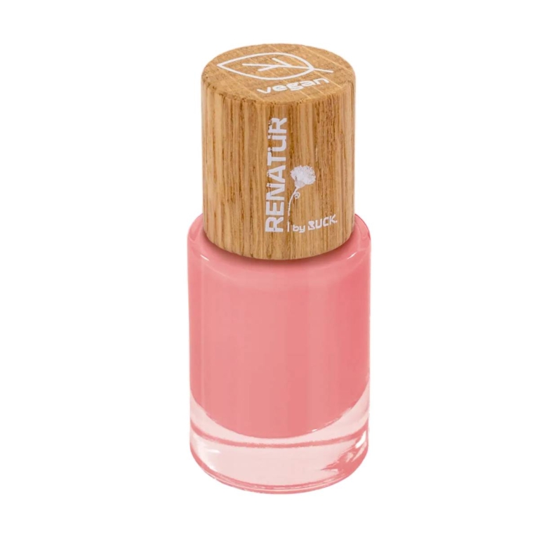 RENATUR by RUCK βερνίκι νυχιών Coral 10 ml σε κοραλλί απόχρωση με ξύλινο καπάκι