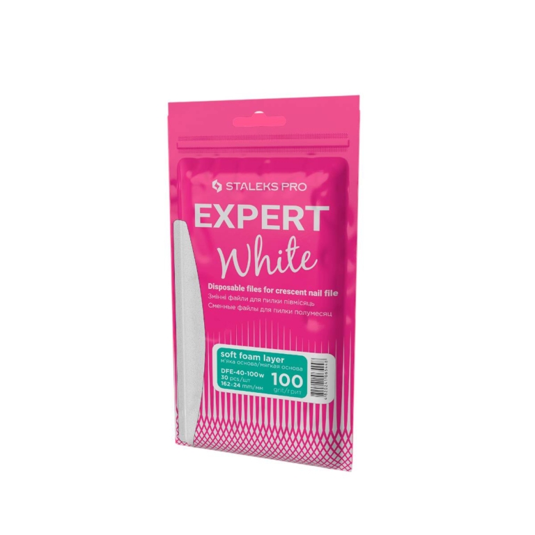 Συσκευασία STALEKS PRO EXPERT DFE-40 100 grit αυτοκόλλητες λίμες 30 τεμάχια