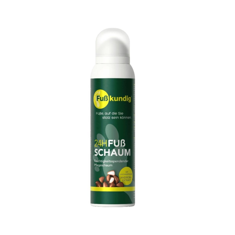 Fußkundig 24h-Fußschaum αφρός ποδιών 150ml με ουρία και εκχύλισμα Andiroba