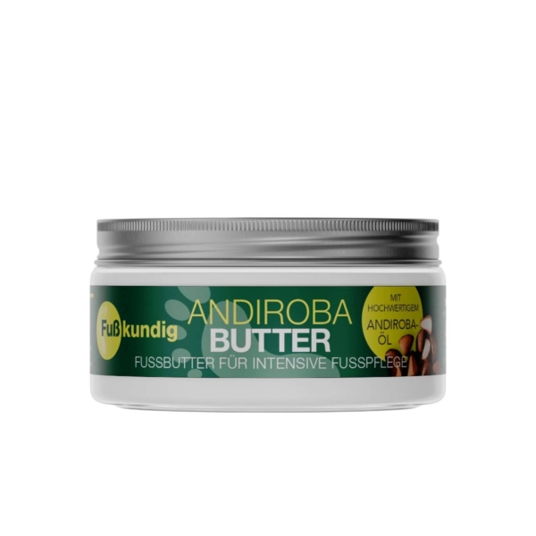 Fußkundig Andiroba Butter βούτυρο ποδιών 100ml για εντατική περιποίηση ξηρού δέρματος