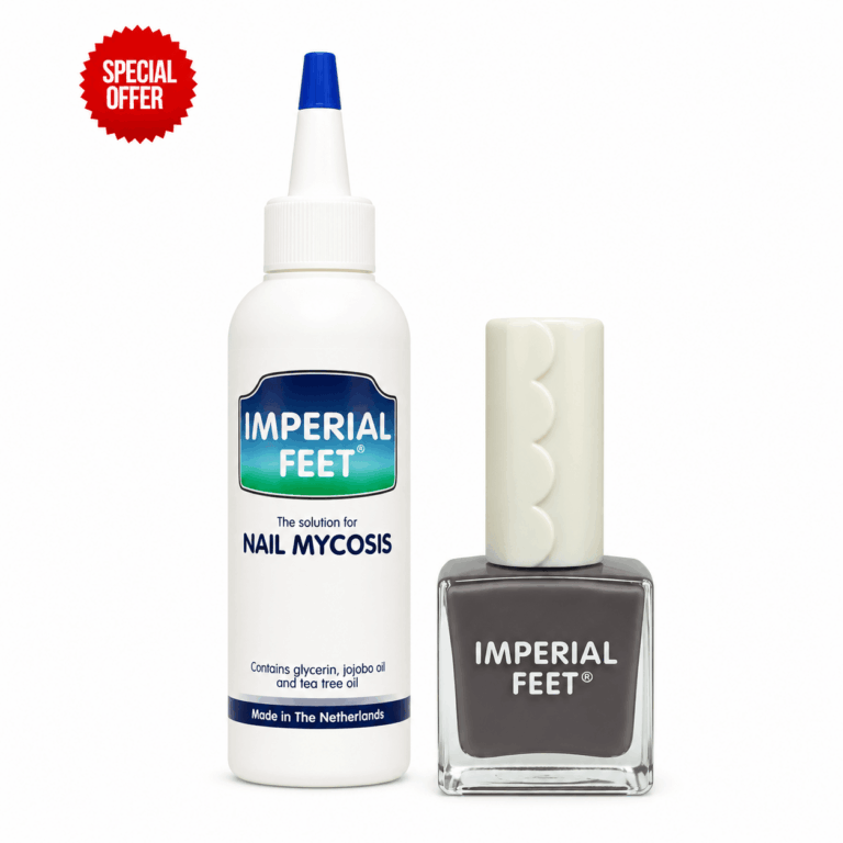 Imperial Feet Σετ Nail Mycosis 75ml με Fungal Nail Polish σκούρο καφέ 15ml