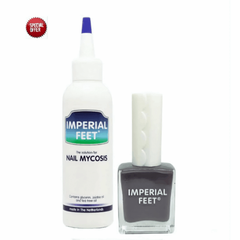 Imperial Feet Σετ Nail Mycosis 75ml με Fungal Nail Polish σκούρο καφέ 15ml