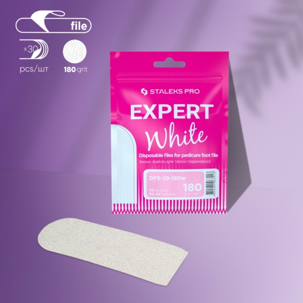 STALEKS PRO EXPERT DFE-10 180 grit αυτοκόλλητες λίμες πεντικιούρ για ράσπα ποδιών