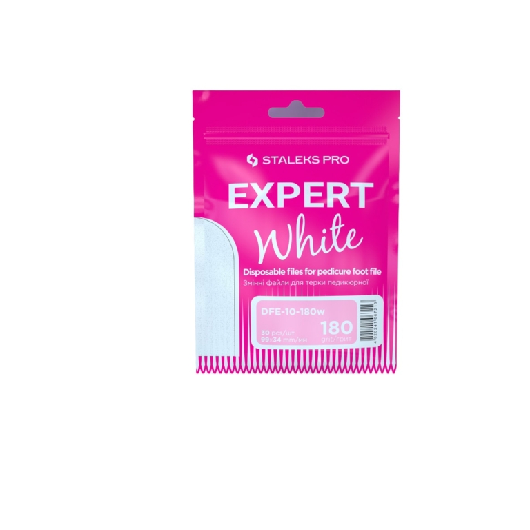 Συσκευασία STALEKS PRO EXPERT DFE-10 180 grit με 30 αυτοκόλλητες λίμες ράσπας ποδιών