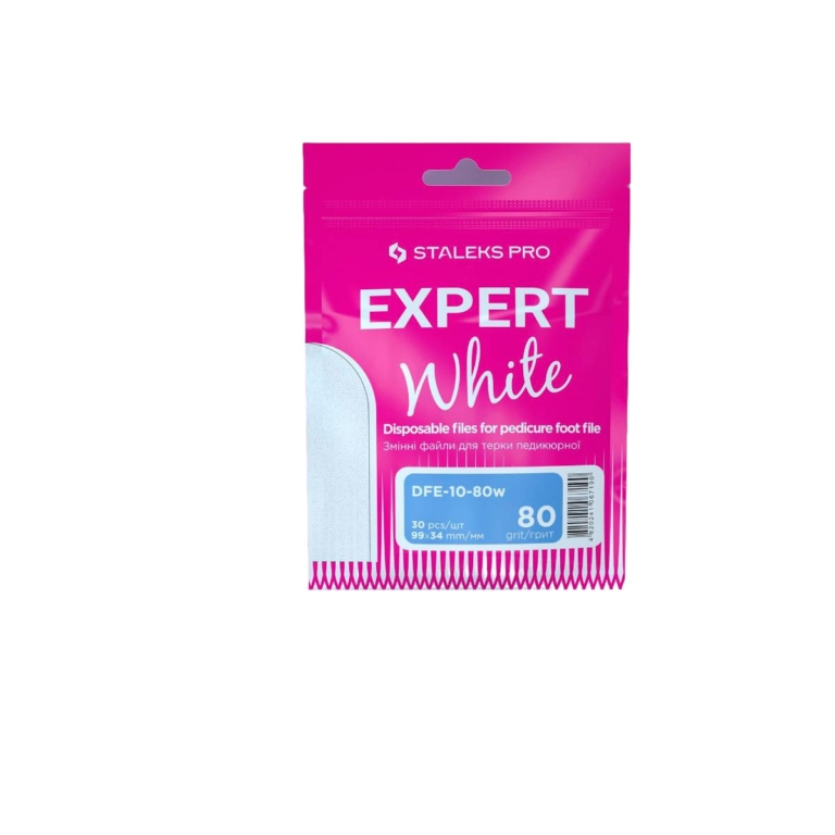 Συσκευασία STALEKS PRO EXPERT DFE-10 80 grit με 30 αυτοκόλλητες λίμες ράσπας ποδιών
