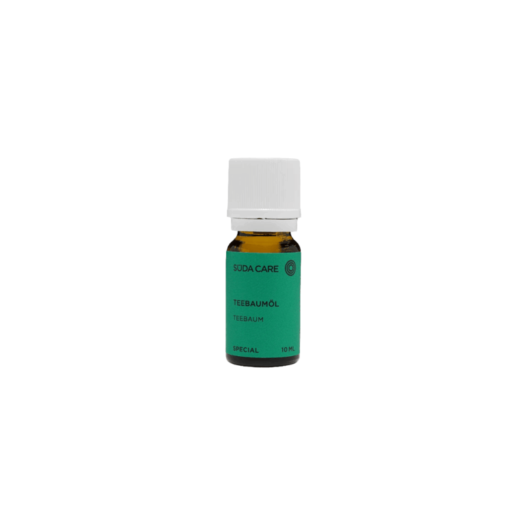 Φιαλίδιο Süda Care Tea Tree Oil 10ml με πράσινη ετικέτα