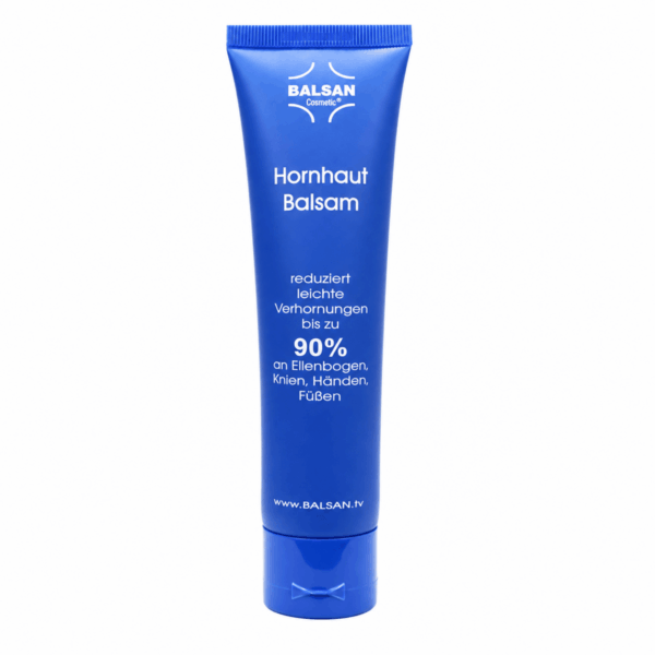 Μπλε σωληνάριο BALSAN Hornhaut Balsam 100ml, μπροστινή όψη