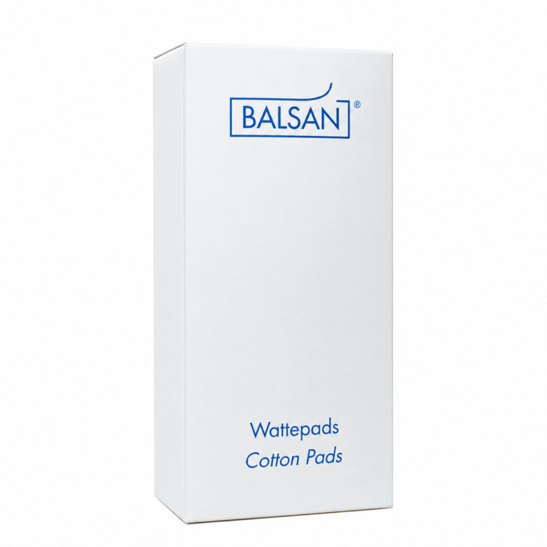 Κουτί BALSAN Cotton Pads με 40 βαμβακερά επιθέματα, μπροστινή όψη
