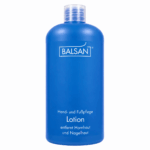 Μπλε φιάλη BALSAN Hand and Foot Care Lotion 500ml, μπροστινή όψη