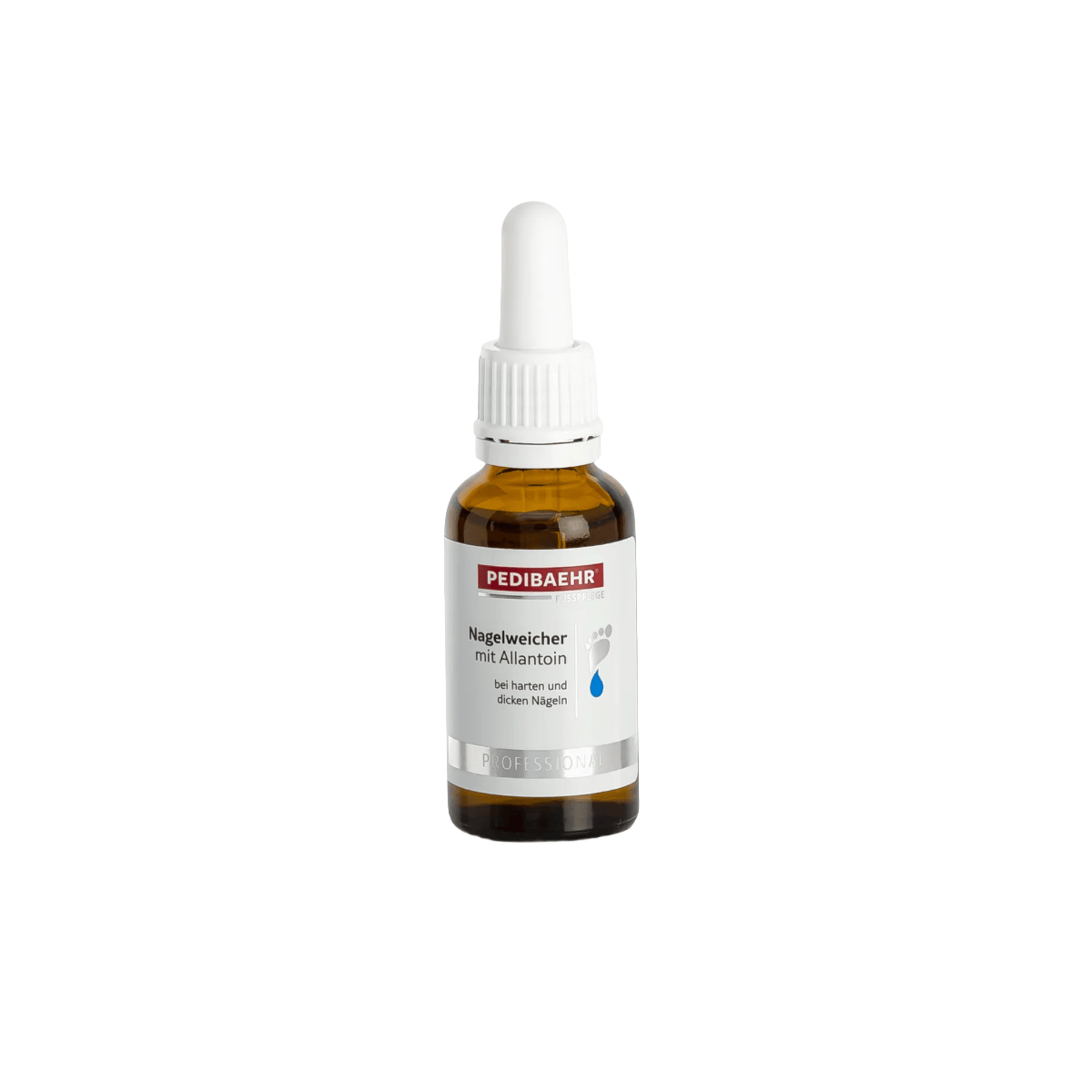pedibaehr-nagelweicher-malaktiko-nychion-30ml-front-11387 Φιαλίδιο PEDIBAEHR Nagelweicher με αλλαντοΐνη 30ml και λευκή πιπέτα.