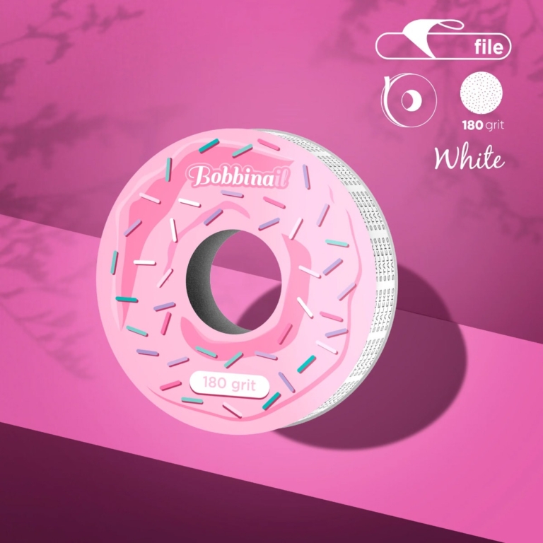 Ρολό αναπλήρωσης STALEKS Donut ATS-180w με λευκή αυτοκόλλητη ταινία 180 grit