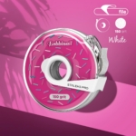 Ροζ θήκη STALEKS Donut AT-150w με λευκή αυτοκόλλητη ταινία 150 grit.