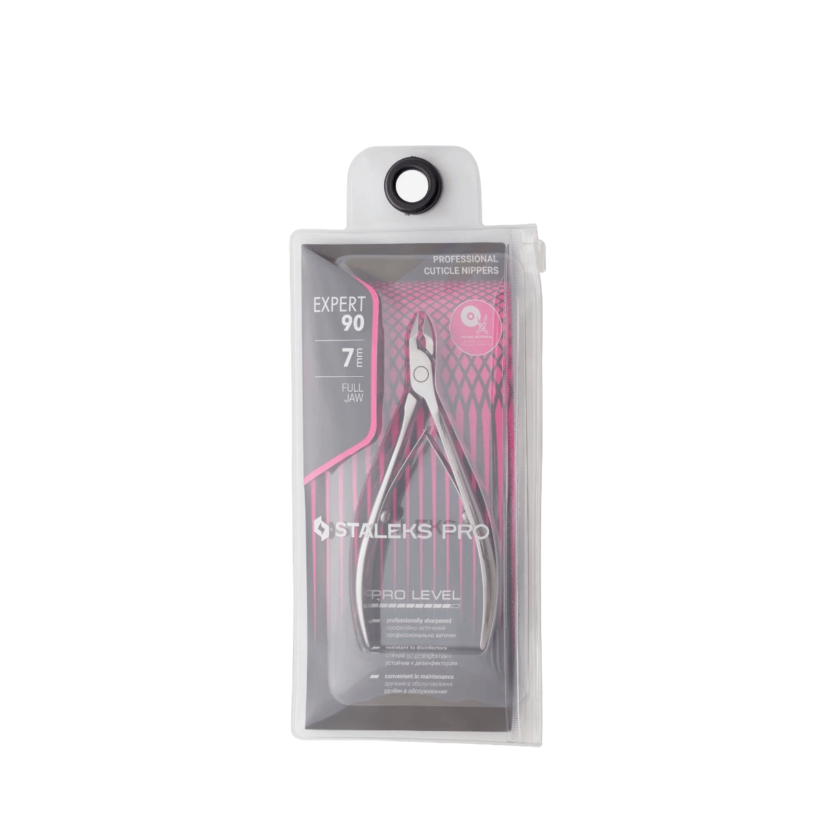 staleks-pro-pensaki-eponychion-expert-90-packaging-ne-90-7 Συσκευασία STALEKS PRO EXPERT 90 7mm με πενσάκι επωνυχίων.