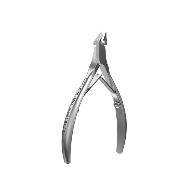 Πενσάκι επωνυχίων STALEKS PRO SMART 31 4mm με κοντές λαβές και διπλό ελατήριο.